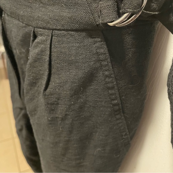 🌸3 for $20 TOPSHOP Black Linen Pants Size M - Picture 12 of 15